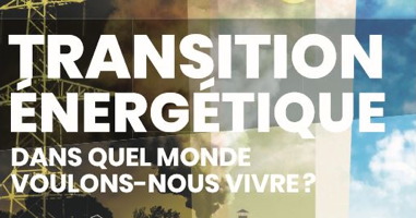 Affichette pour cette série de conférences : sur fond de plusieurs tranches de photos de ciels. À gauche, une tour électrique et des nuances plus noirs, à droite, un ciel davantage bleu et blanc..