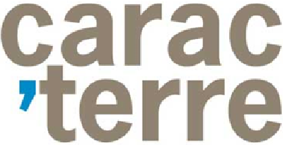 logo carac'terre [lettres simples couleur gris-beige]