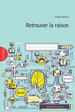 Couverture du livre : sur fond turquoise, dessin d'un mécanisme complexe et comique ressemblant un peu à un labyrinthe. Au centre, un cerveau. Un petit écran affiche : Nouveau réalisme.