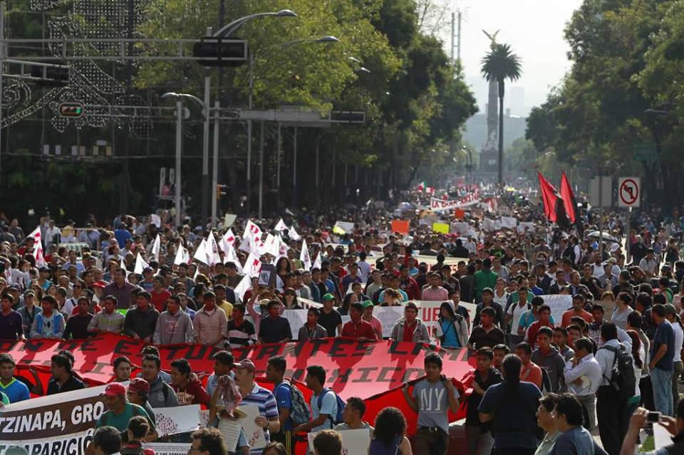 Photo : manifestation à Mexico