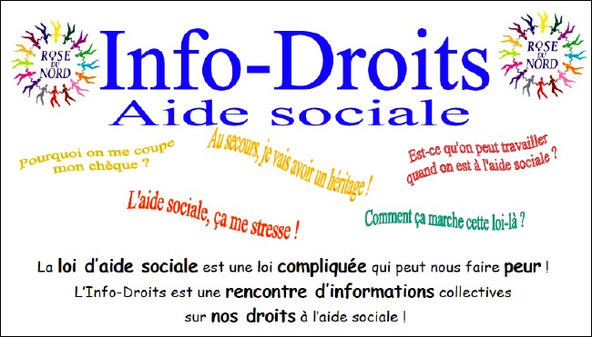 Affiche partielle avec des questions: Pourquoi on me coupe mon chèque? ...Je vais avoir un héritage!, etc.