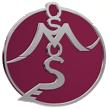 Logo rond de OSMOSE: le sigle de côté ressemble à une forme serpentine ayant une tête et deux bras. Le logo rappelle un peu les logos médicaux. 