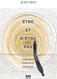 Page couverture du livre: de nombreux cercles concentriques au crayon, avec des parties colorées jaune. Ombre d'un petit personnage qui semble contemplatif.