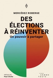 Page couverture du livre : deux demi-cercles sont collés ensemble comme un seul cercle inégal. Un côté bleu dégradé vers le vert ; l'autre côté orange-rouge.