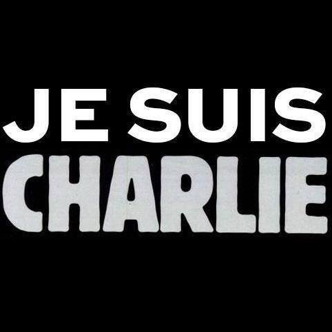 Carré noir : Je suis Charlie.