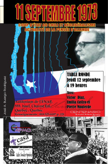 11 sept. 1973 : coup d'État au Chili et néolibéralisme : actualité de la pensée d'Allende