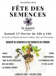 Affiche sur fond blanc : petites tiges vertes de plantes dans un bout de terre en bouquet.